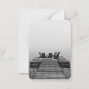 Carte De Correspondance Cale dans le brouillard