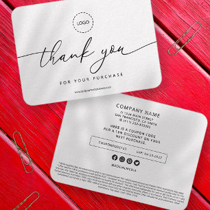 Carte De Correspondance Campagne publicitaire simple et moderne