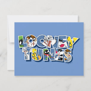 Carte De Correspondance Caractères LOONEY TUNES™ en lettres