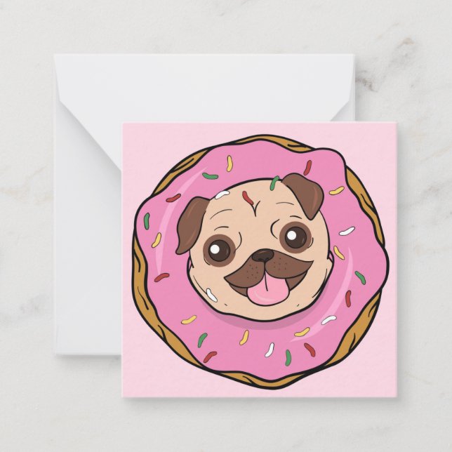 Carte De Correspondance Carlin à Donut (Devant)
