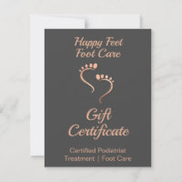 Carte-cadeau Rose Chiropodiste Réflexologue Emprei