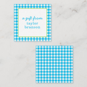 Carte De Correspondance Cartes-Cadeaux personnalisées Plaid Buffalo