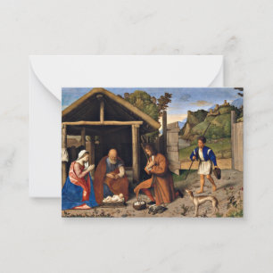 Carte De Correspondance Catena - L'adoration des bergers