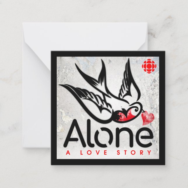 Carte De Correspondance CBC Alone : Une histoire d'amour (Devant)