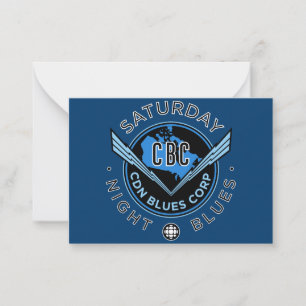 Carte De Correspondance CBC Saturday Night Blues