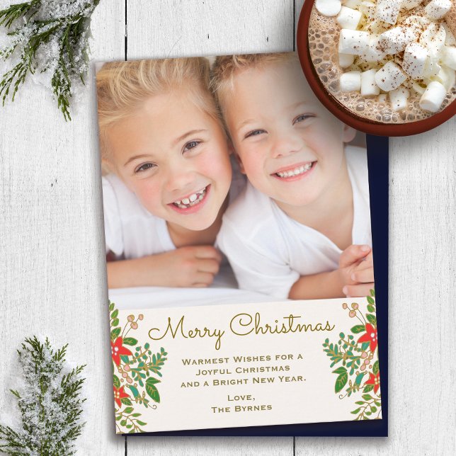 Carte De Correspondance Cérémonie traditionnelle de Noël - Une photo (Créateur téléchargé)