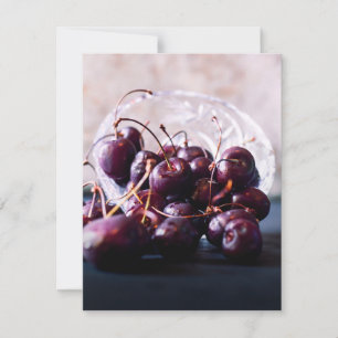 Carte De Correspondance Cerises