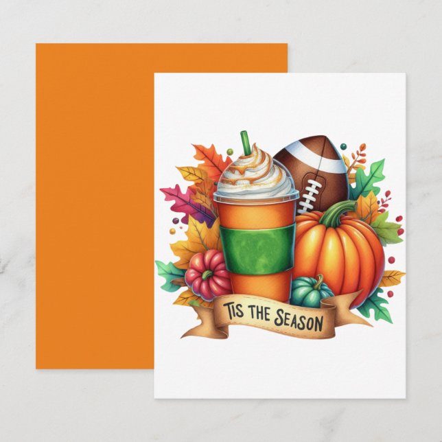 Carte De Correspondance C'est la saison (Devant / Derrière)