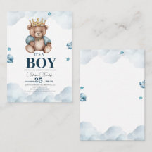 C'EST LE Baby shower D'Ours GARÇON