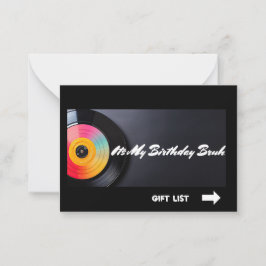 Carte De Correspondance C'est mon anniversaire Bruh