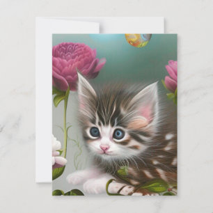 Carte De Correspondance Chatons adorables 4