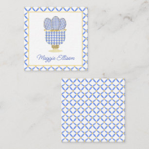 Carte De Correspondance Chinoiserie Aquarelle Chic OEufs Cadeau Boîtier