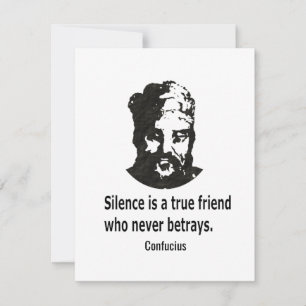 Carte De Correspondance Citation De Confucius
