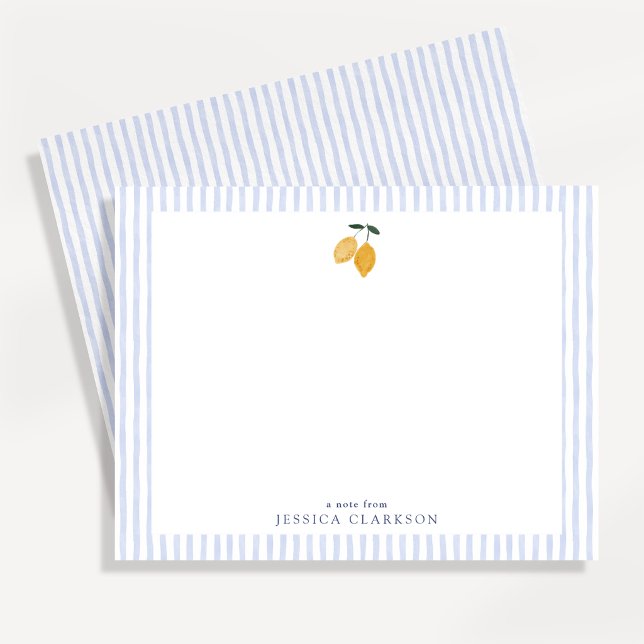 Carte de correspondance citron côtier (Créateur téléchargé)