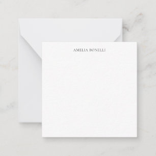 Carte De Correspondance Classic Minimalist Professional Plain Ajouter un n