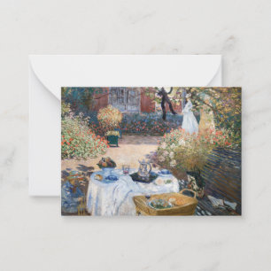 Carte De Correspondance Claude Monet - Le déjeuner, panneau décoratif