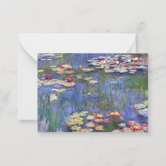 Carte De Correspondance Claude Monet - Nymphéas / Nymphéas (Devant)