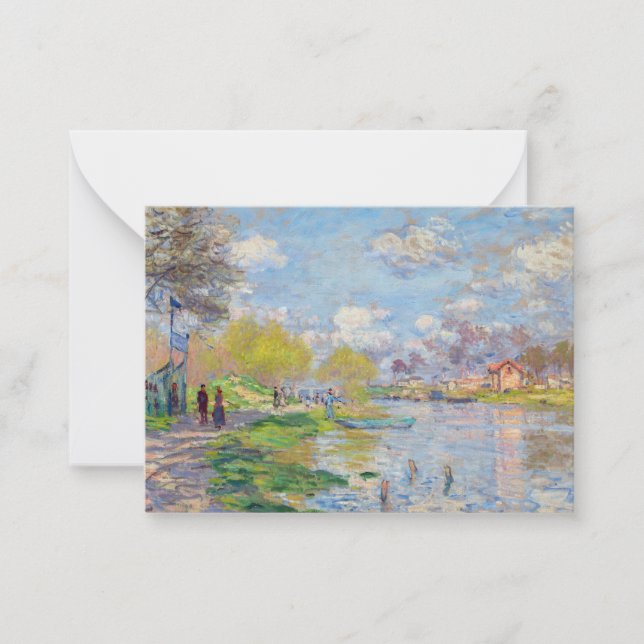 Carte De Correspondance Claude Monet - Printemps de la Seine (Devant)