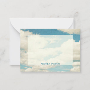 Carte De Correspondance Cloud vintage
