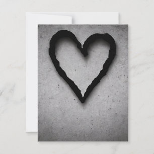 Carte De Correspondance Coeur gauche, no 01