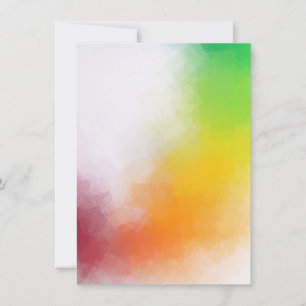 Carte De Correspondance Colorful Elegant Moderne Artwork Blanc Abstrait