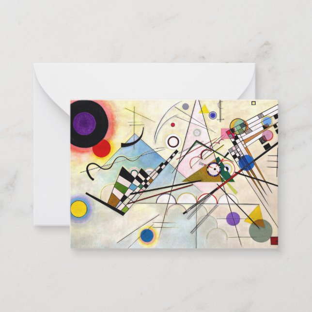 Carte De Correspondance Composition Kandinsky 8 (Devant)