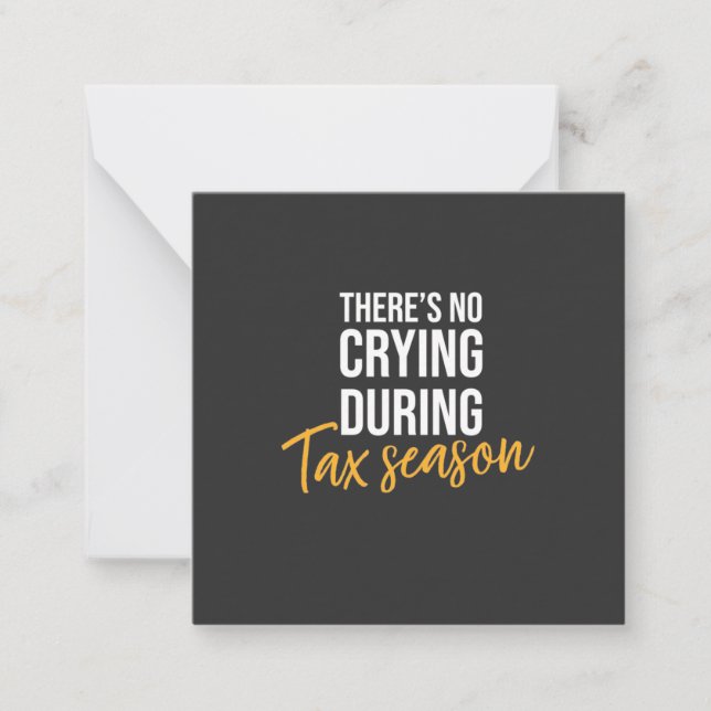 Carte De Correspondance Comptable En Saison Fiscale (Devant)