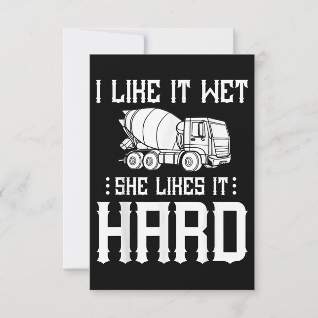 Carte De Correspondance Concret Finisher Travailleur Cement Mixer Conducte (Devant)