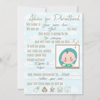 Carte De Correspondance Conseil baby shower