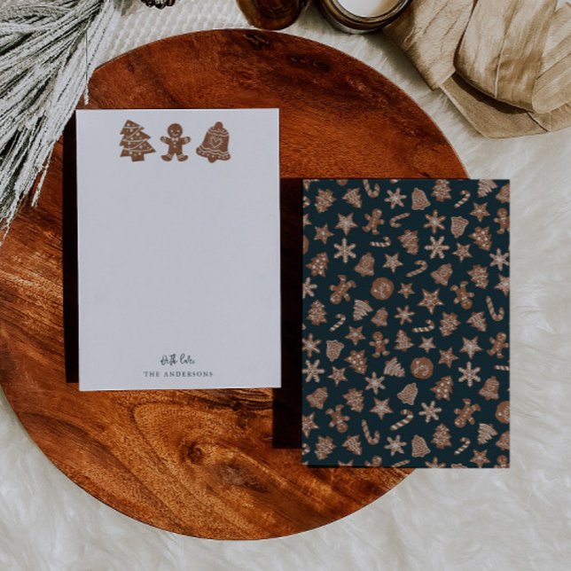 Carte De Correspondance Cookies de Noël (Créateur téléchargé)