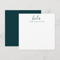 Correspondance moderne Peacock Green Hola