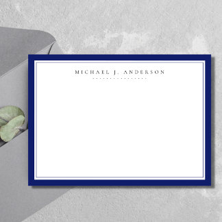Carte De Correspondance Correspondance Royal Blue Professional