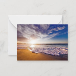 Carte De Correspondance Coucher de soleil en Californie...époustouflant