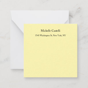 Carte De Correspondance Couleur crème Professionnel Unique Classique
