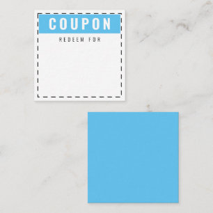 Carte De Correspondance Coupons tous les jours mignons et amusants Ciel