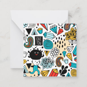 Carte De Correspondance Crazy head