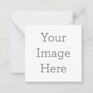 Carte De Correspondance Create Your Own 2.5"x2.5" Note Card With Envelope