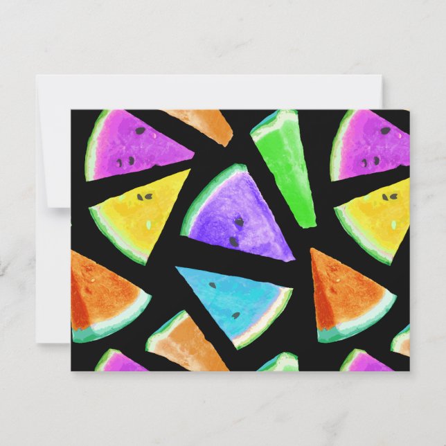 Carte De Correspondance Création de Motif de pastèque 7 (Devant)