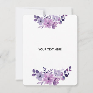 Carte De Correspondance Créez Votre Propre Floral