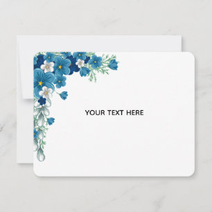 Carte De Correspondance Créez Votre Propre Floral