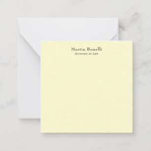 Carte De Correspondance Crème Unique Classique Personnalisé Nom Personnali