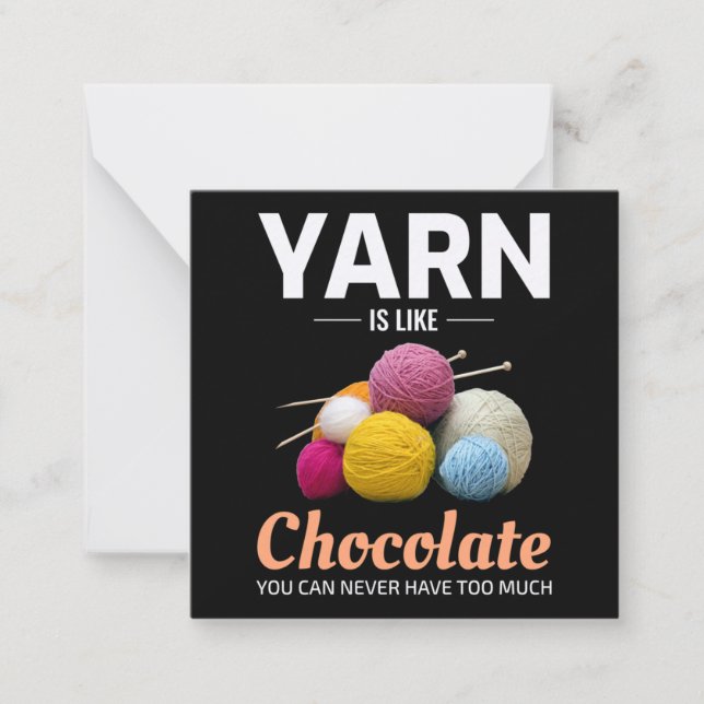 Carte De Correspondance Crocheting Crochet Chocolate Knitting Crochet (Devant)