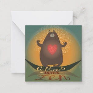 Carte De Correspondance Cultiver le Zen intérieur