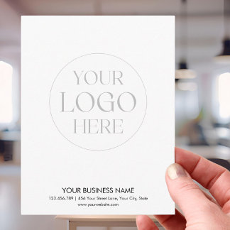 Carte De Correspondance Custom Company Business Logo Modern Promotional