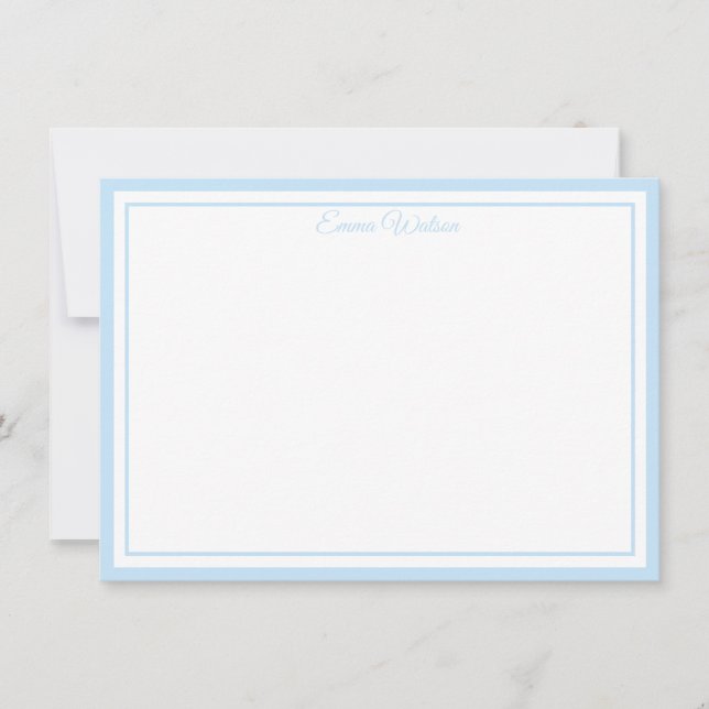 Carte De Correspondance Custom Name Note Card (Devant)