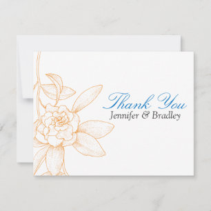 Carte De Correspondance Custom Thank You Notes Mariage Merci Mariages