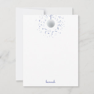 Carte De Correspondance Danse Boule Disco