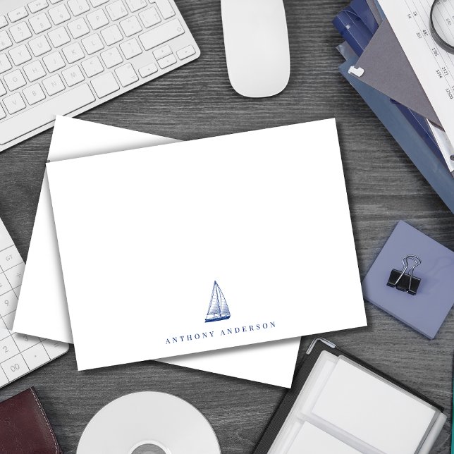 Carte de correspondance de la marine nautique (Créateur téléchargé)