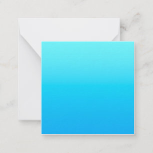 Carte De Correspondance Dégradé de couleur bleue