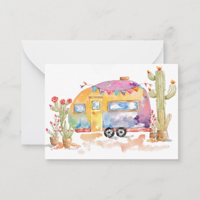 Carte De Correspondance Desert Wanderlust Greeting Card (Devant)